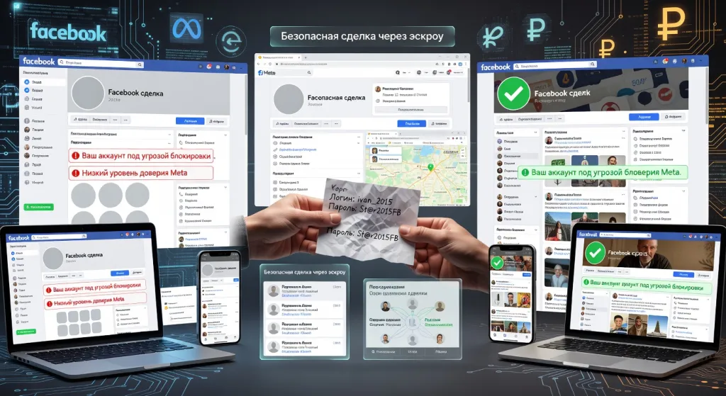 Аккаунт Facebook с друзьями и историей: как купить старый FB-аккаунт или продать свой без риска блокировки